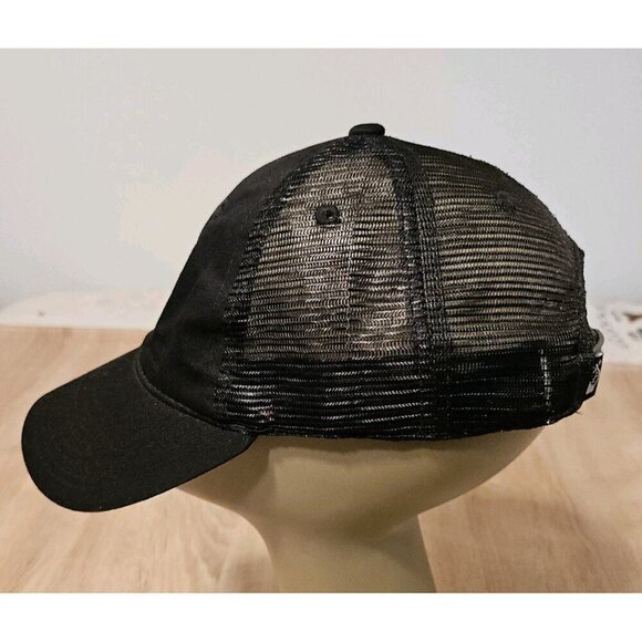 Rapid Dominance Black Snapback American Flag Hat Cap Mesh Back Outdoor Adventure - Picture 2 of 5